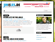 Tablet Screenshot of jingles.de